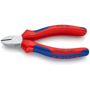Knipex 70 05 125 Diagonal Cutter chrome-plated 125mm Grip Handle
